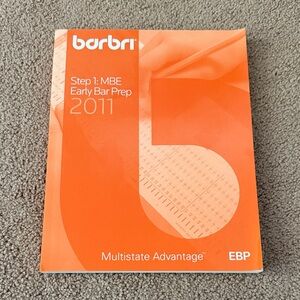 Orange Early Bar Prep Book